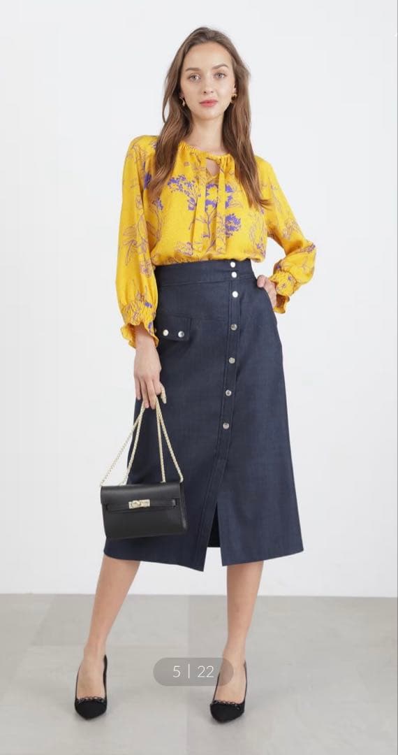 Pinky&Dianneメタルドットポイントスカート サイズ38