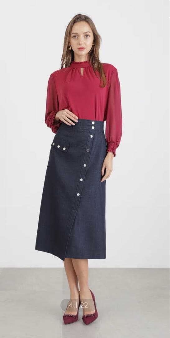 Pinky&Dianneメタルドットポイントスカート サイズ38