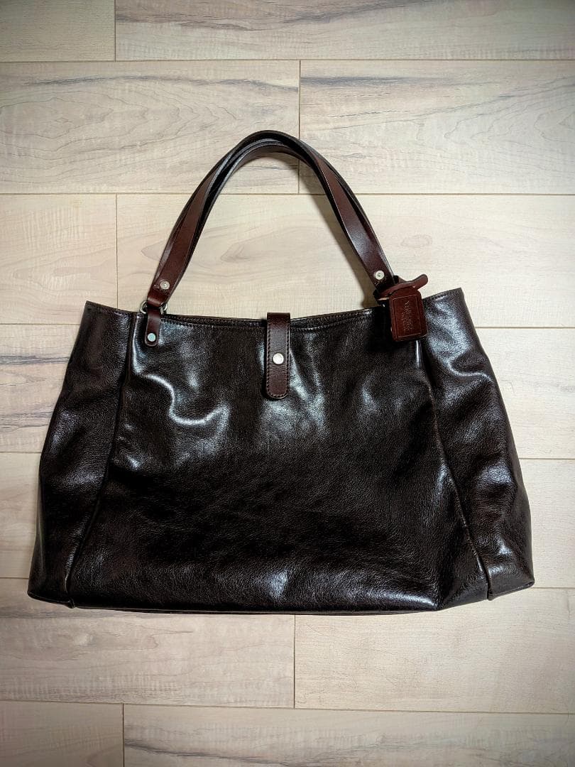 beau dessin(ボーデッサン) ダークブラウンA4レザービジネスバッグ