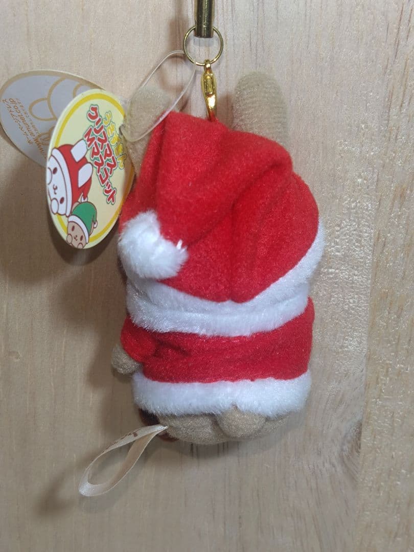 激レア☆日焼けうさずきん☆サンタコスチューム　ぬいぐるみキーホルダー