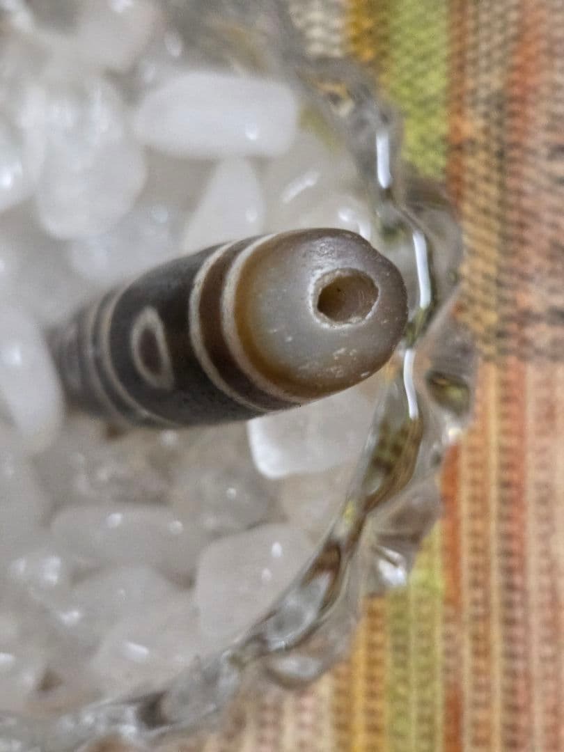 048　天珠　正統派　三眼天珠　dzibeads！