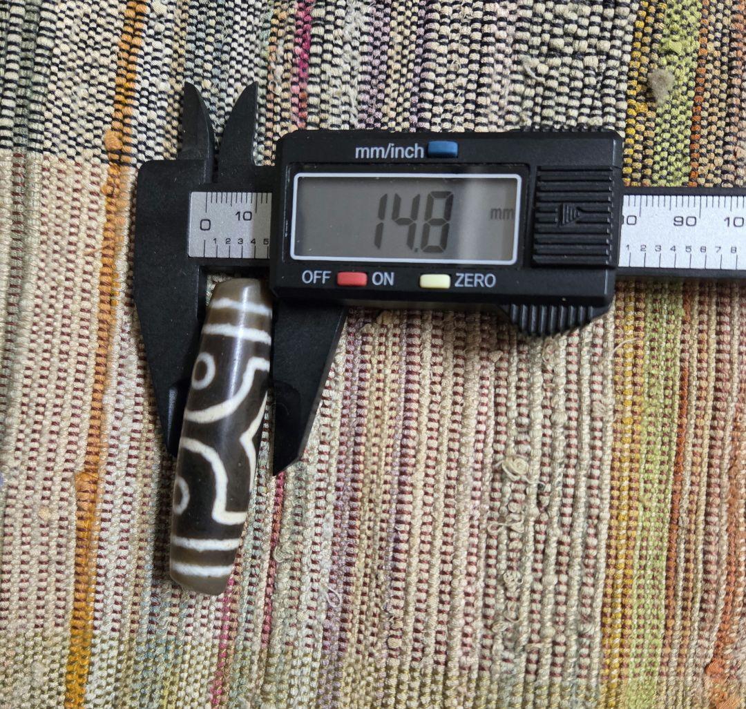 048　天珠　正統派　三眼天珠　dzibeads！