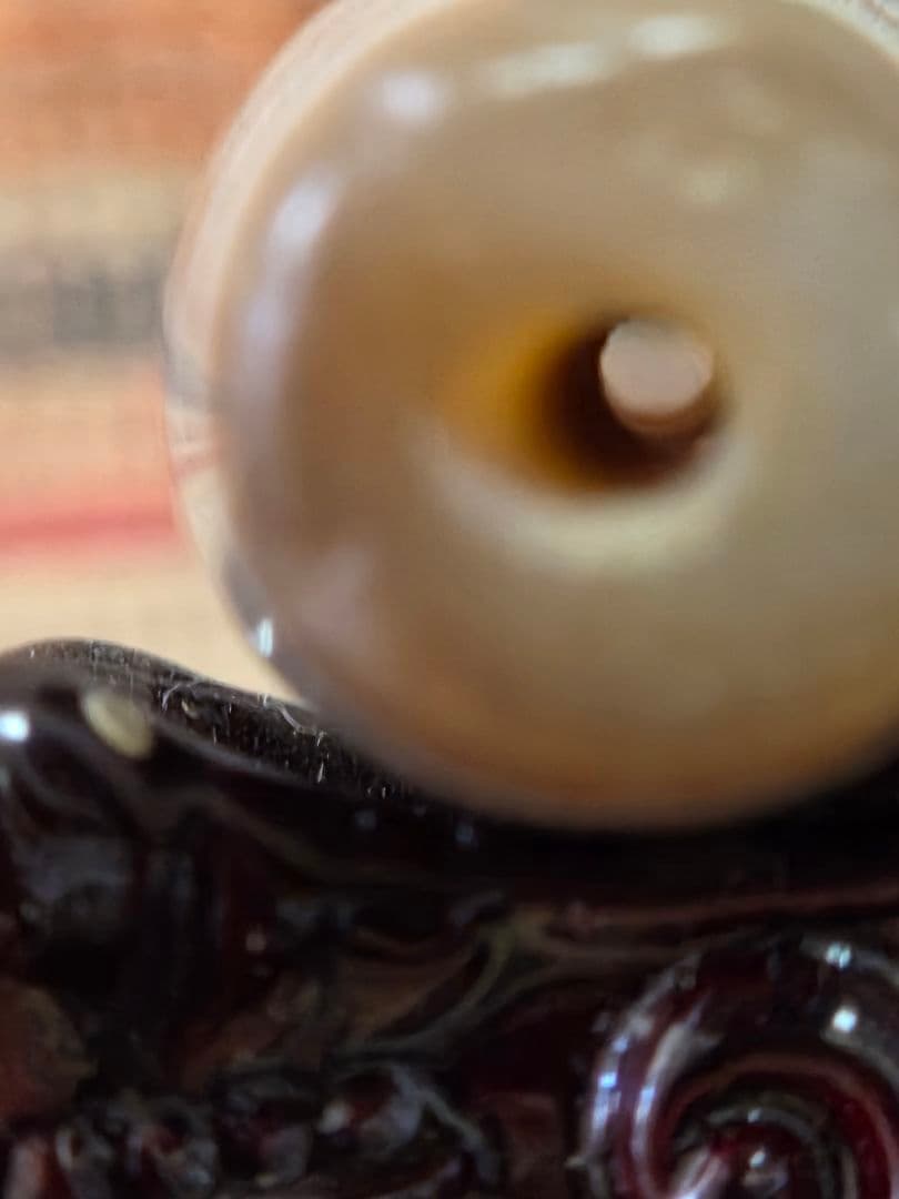 048　天珠　正統派　三眼天珠　dzibeads！