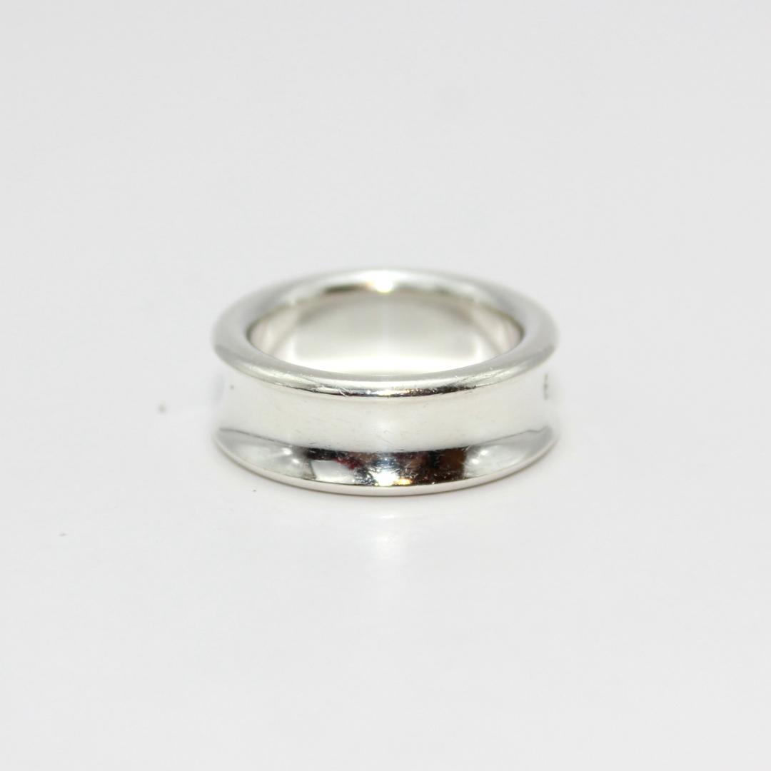 美品 Tiffany&Co. アクセサリー 1837 ナロー リング 8号