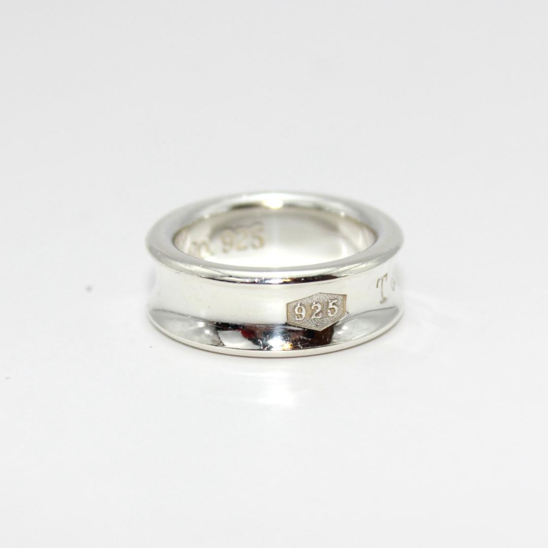 美品 Tiffany&Co. アクセサリー 1837 ナロー リング 8号