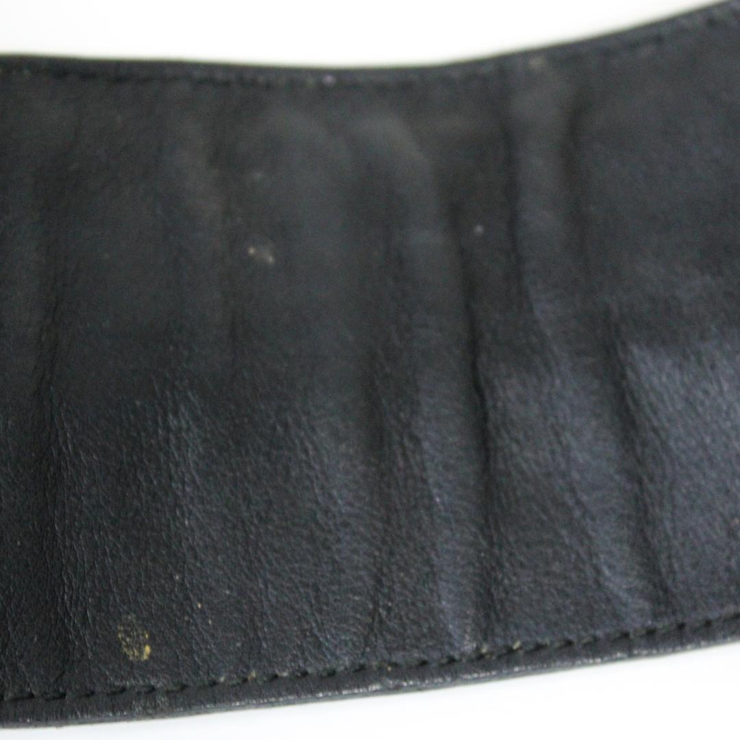 激レア 極美品 GUCCI グッチ リストバンド ケース レザー ブラック