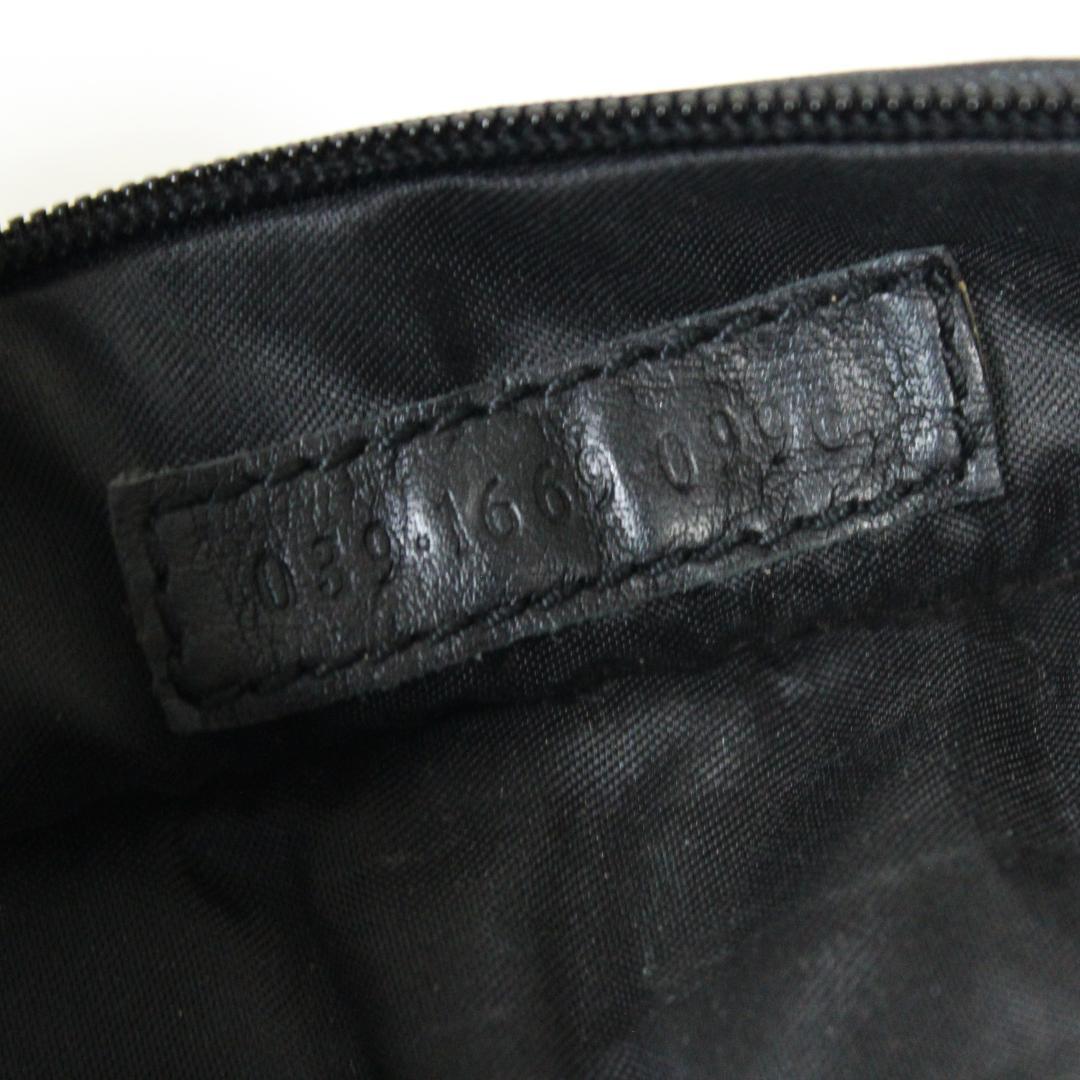 激レア 極美品 GUCCI グッチ リストバンド ケース レザー ブラック