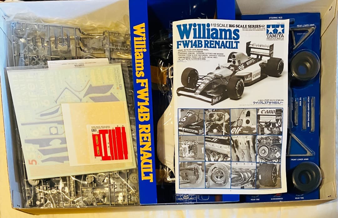 ウィリアムズ FW14B ルノー プラモデル 1/12 ビッグスケールシリーズ