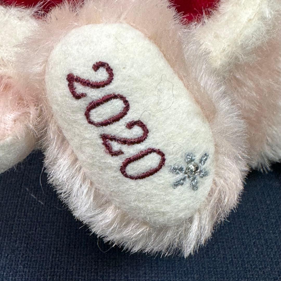 137-68 限定品 シュタイフ 2020 リトルサンタ ピンク テディベア