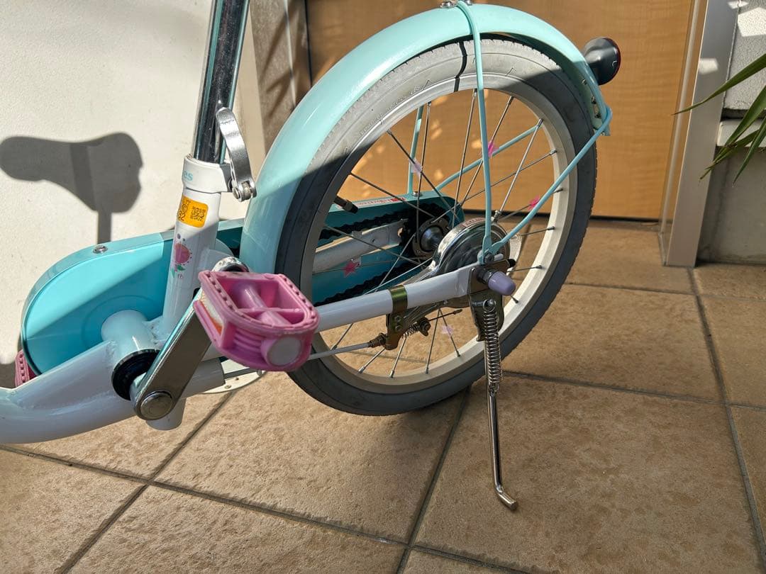 ⭐︎引渡し限定⭐︎ ディズニー アリエル 子供用自転車 18インチ 水色