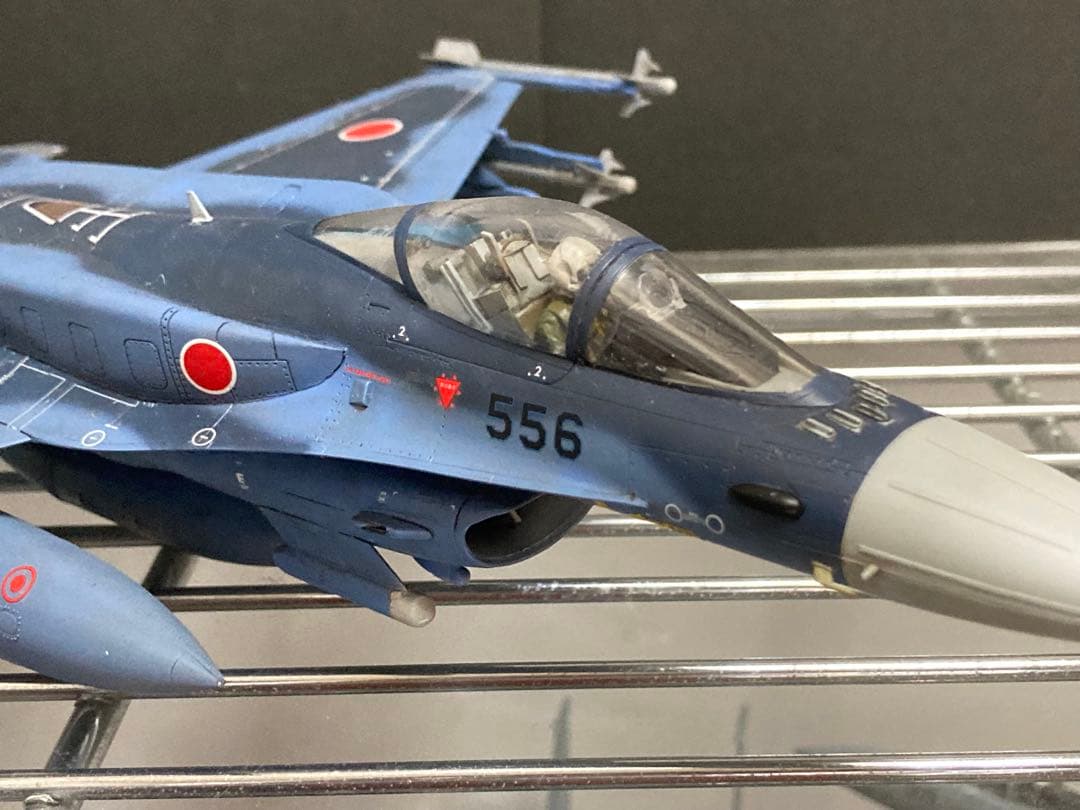 ハセガワ　1/48 航空自衛隊　F2A改 完成品　ジャンク