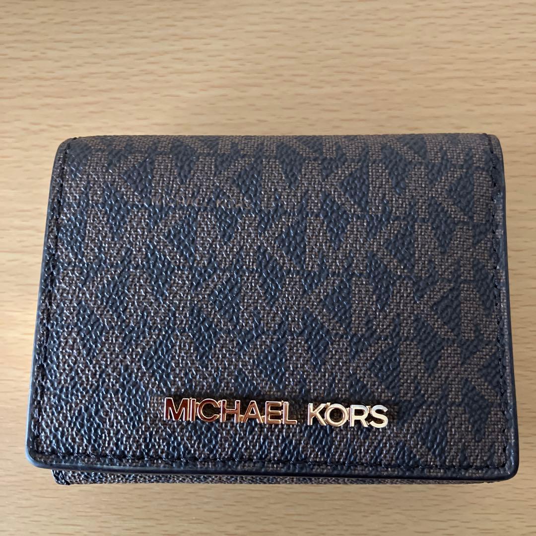 MICHAEL KORS　マイケルコース　三つ折り財布　ミニ　付属品付き