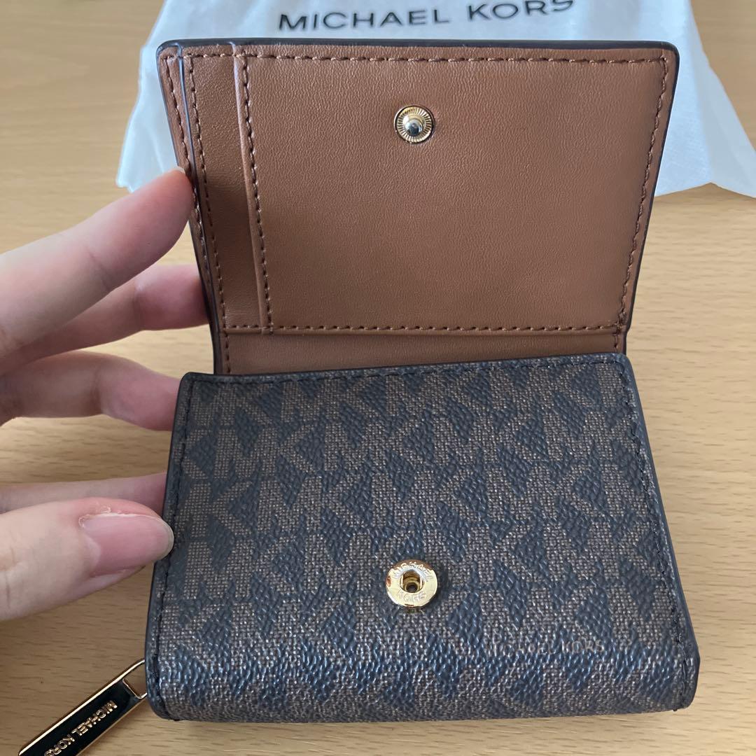 MICHAEL KORS　マイケルコース　三つ折り財布　ミニ　付属品付き