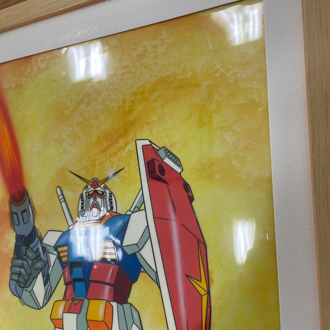 メ*ロ様 ひかりのくにテレビ絵本 機動戦士ガンダム1 裏表紙 セル画 生原画
