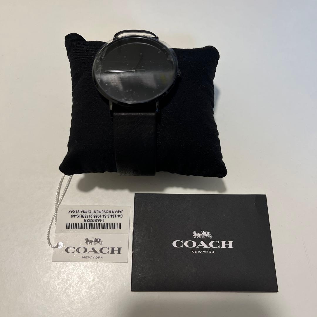 COACH/コーチ CHARLES ステンレススチール 腕時計 ブラック