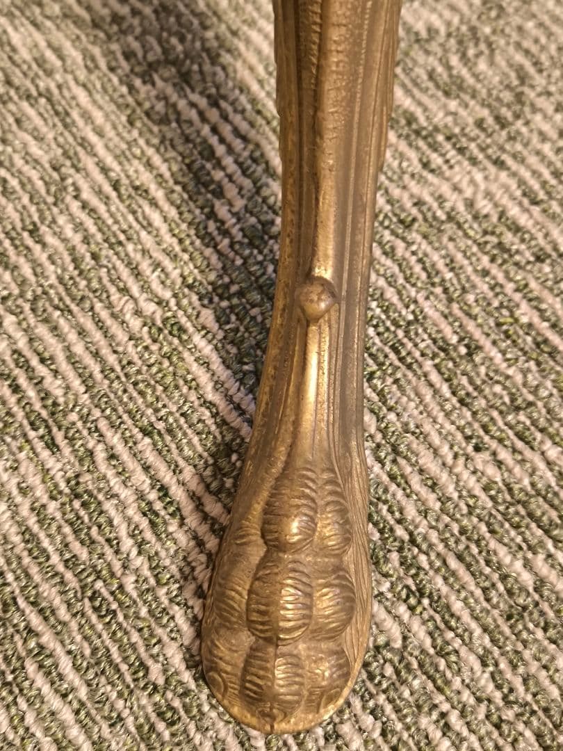 アンティーク　真鍮コートスタンド　ポールハンガー　クラシック　イタリア製