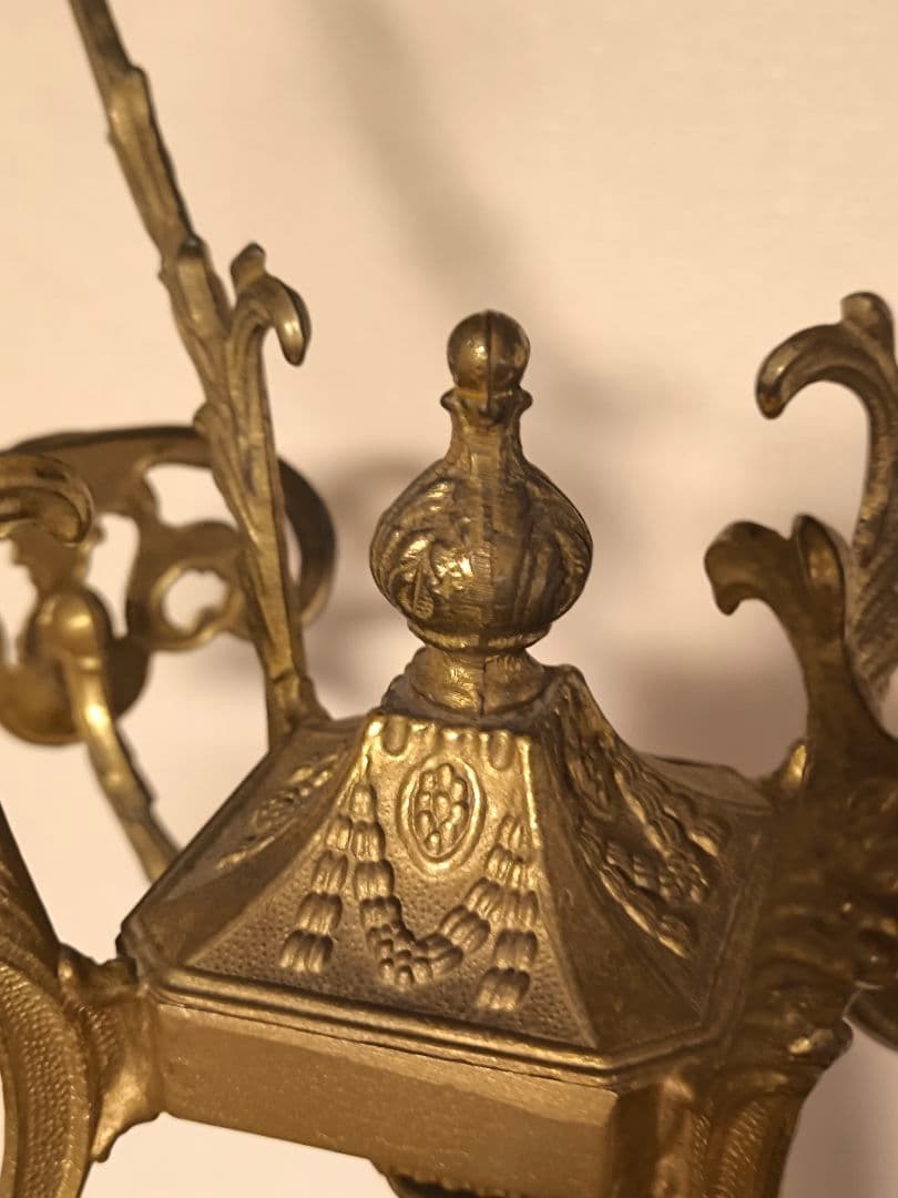 アンティーク　真鍮コートスタンド　ポールハンガー　クラシック　イタリア製