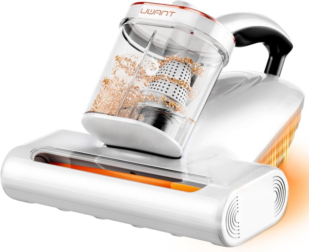 布団クリーナー 16Kpaの強力な吸引力 毎分たたき36,000回超高速拍打