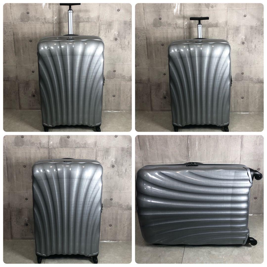 samsonite　スーツケース　グレー　大容量　軽量　4輪　TSAロック