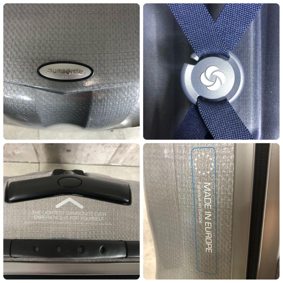 samsonite　スーツケース　グレー　大容量　軽量　4輪　TSAロック