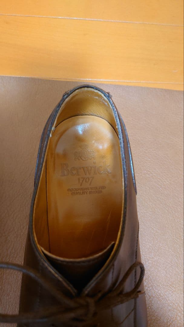 minemine様　Berwic Uチップ　ダークブラウン