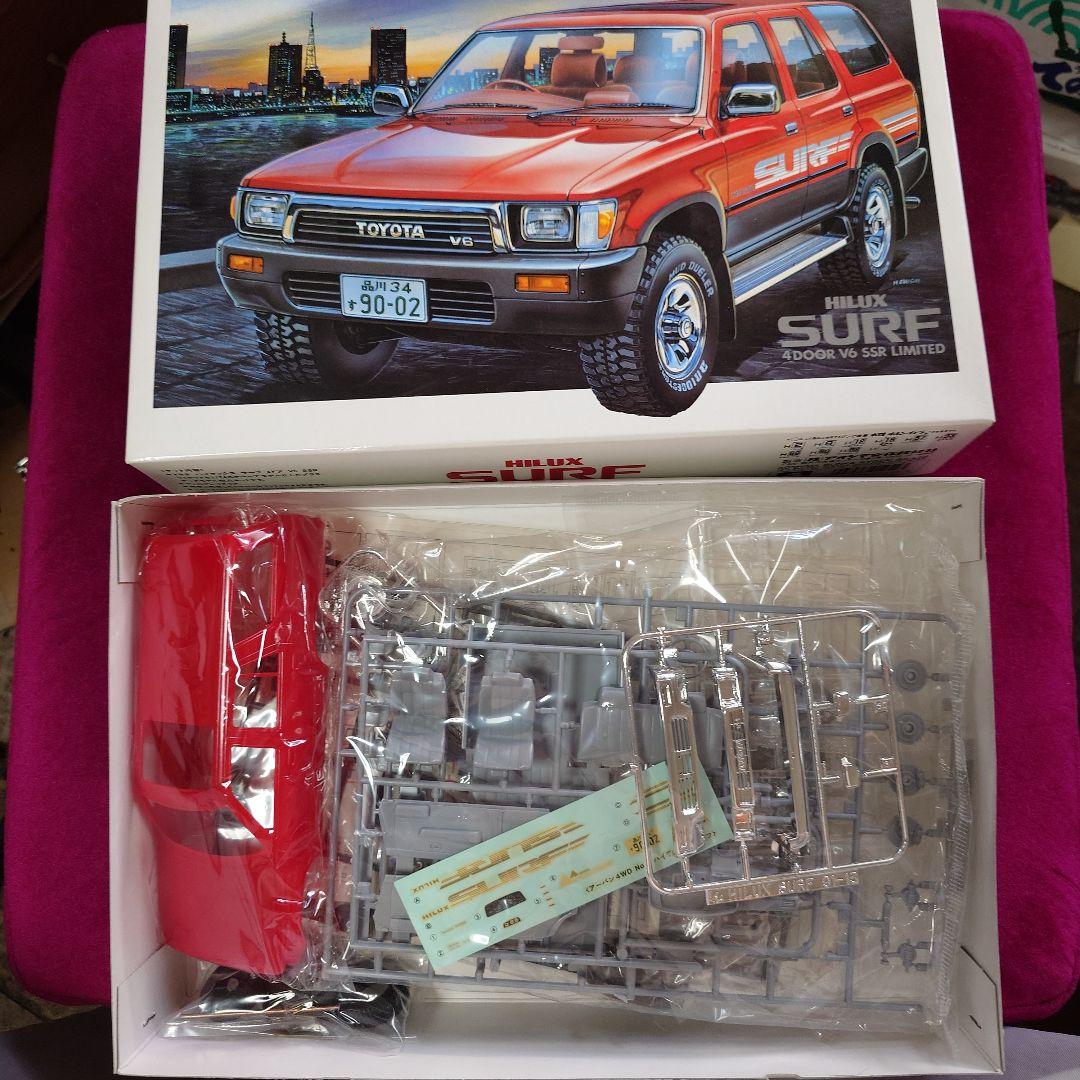 アオシマ　トヨタ ハイラックス　サーフ　 3個 プラモデル 1/24