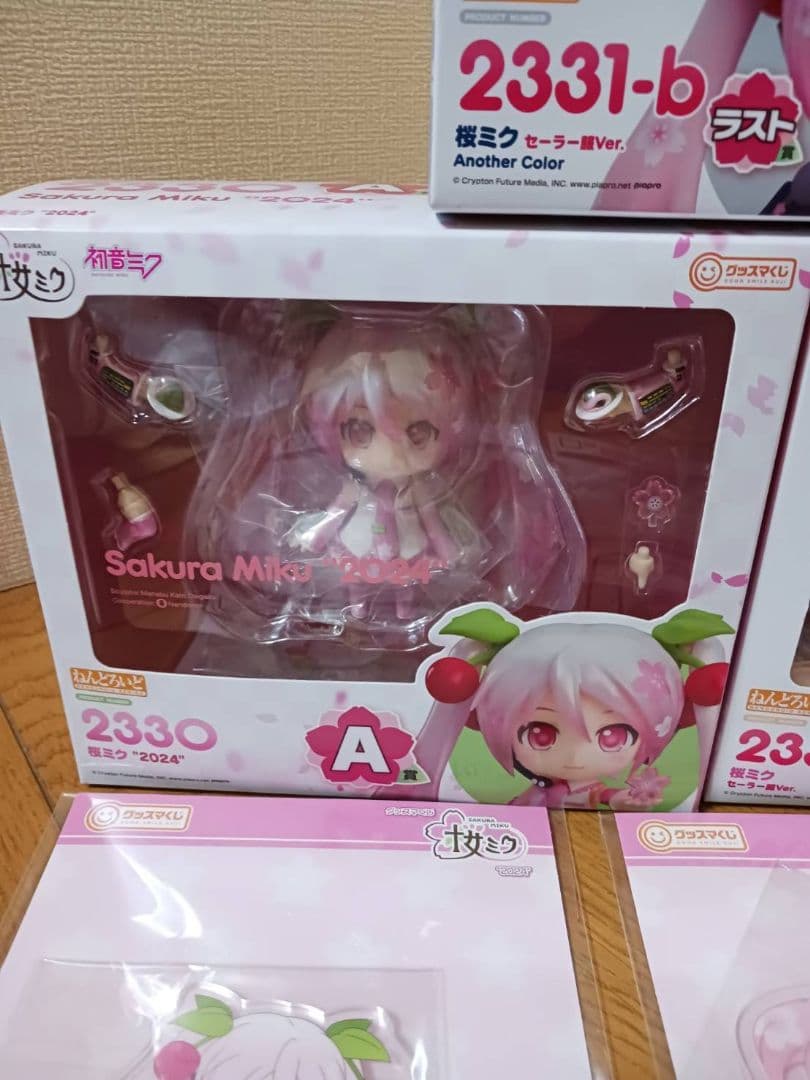 一番くじ 桜ミク A賞 B賞 ラストワン フィギュアセット ねんどろいど　コンプ