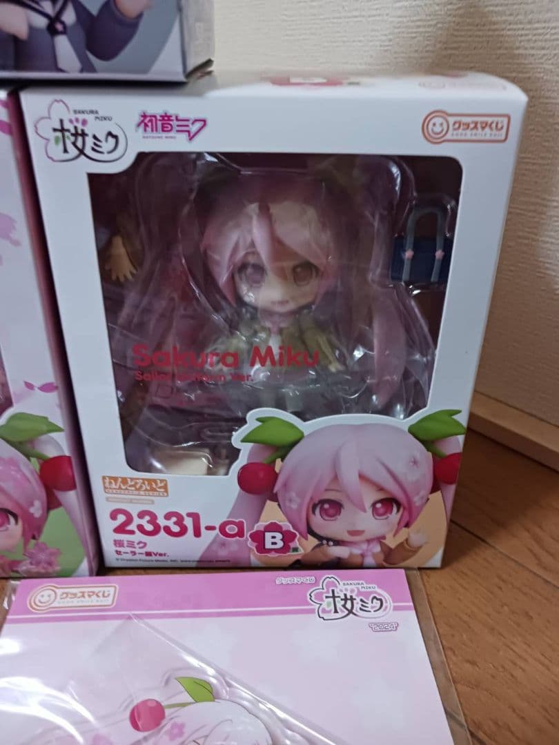 一番くじ 桜ミク A賞 B賞 ラストワン フィギュアセット ねんどろいど　コンプ
