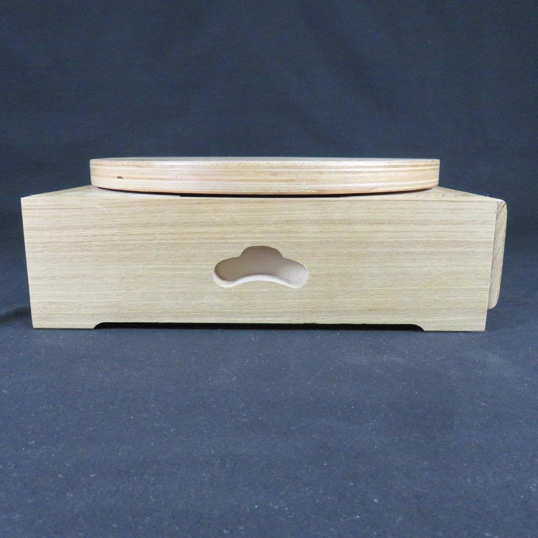 回転台 美品 木製 茶道具 灰道具 風炉用 灰形作り