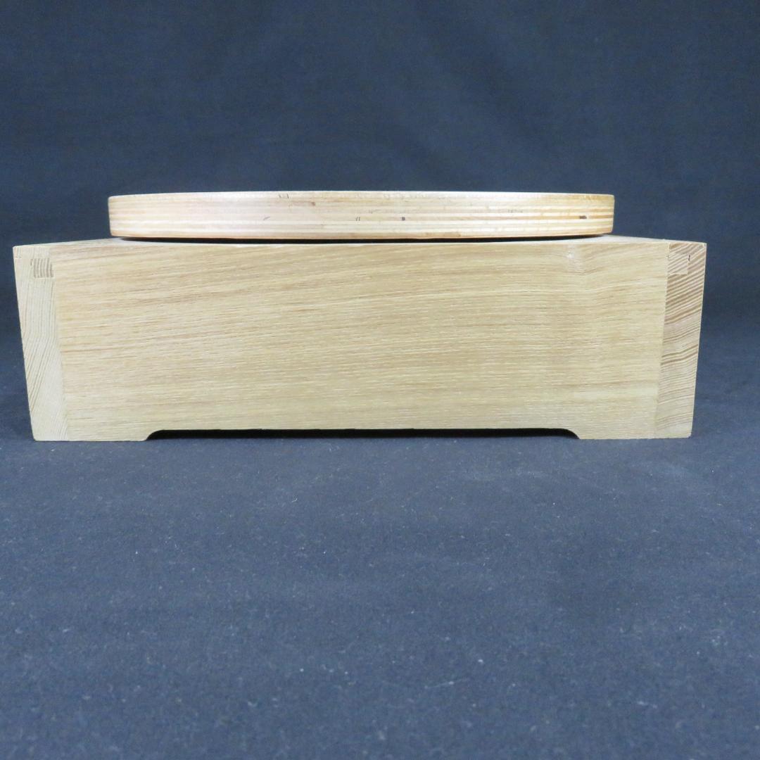 回転台 美品 木製 茶道具 灰道具 風炉用 灰形作り