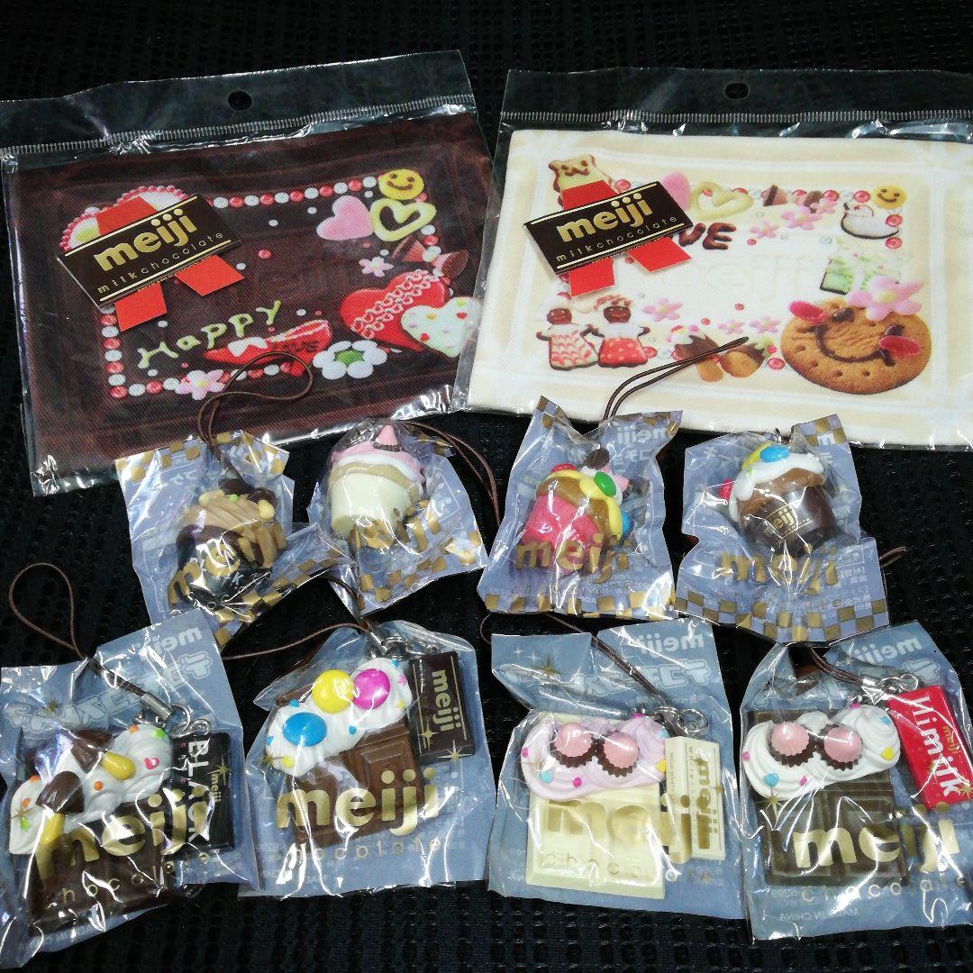明治製菓meiji スイーツケーキデコチョコストラップ マルチケース非売品