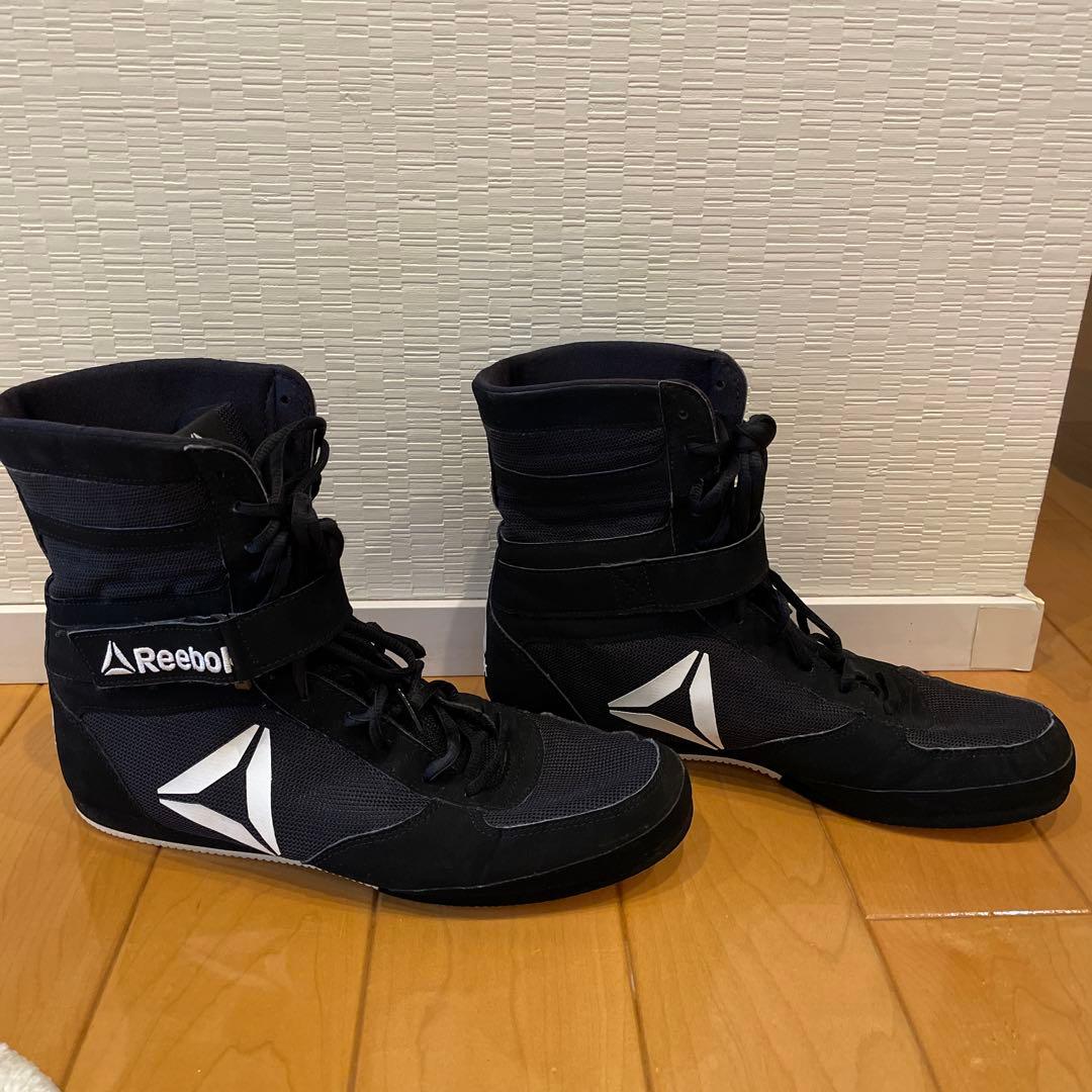Reebok ボクシングシューズ ブラック ハイカット 28.5cm