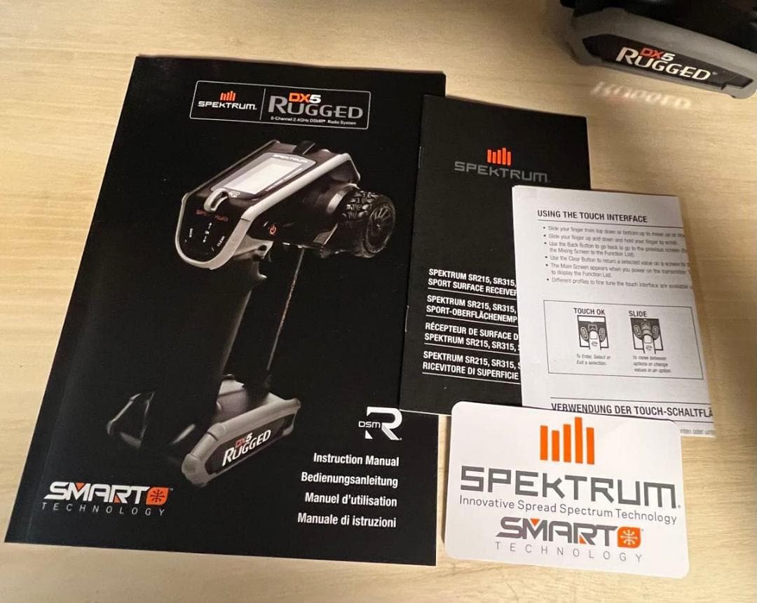 Spektrum RC DX5 Rugged プロポ レシーバー3つ付き