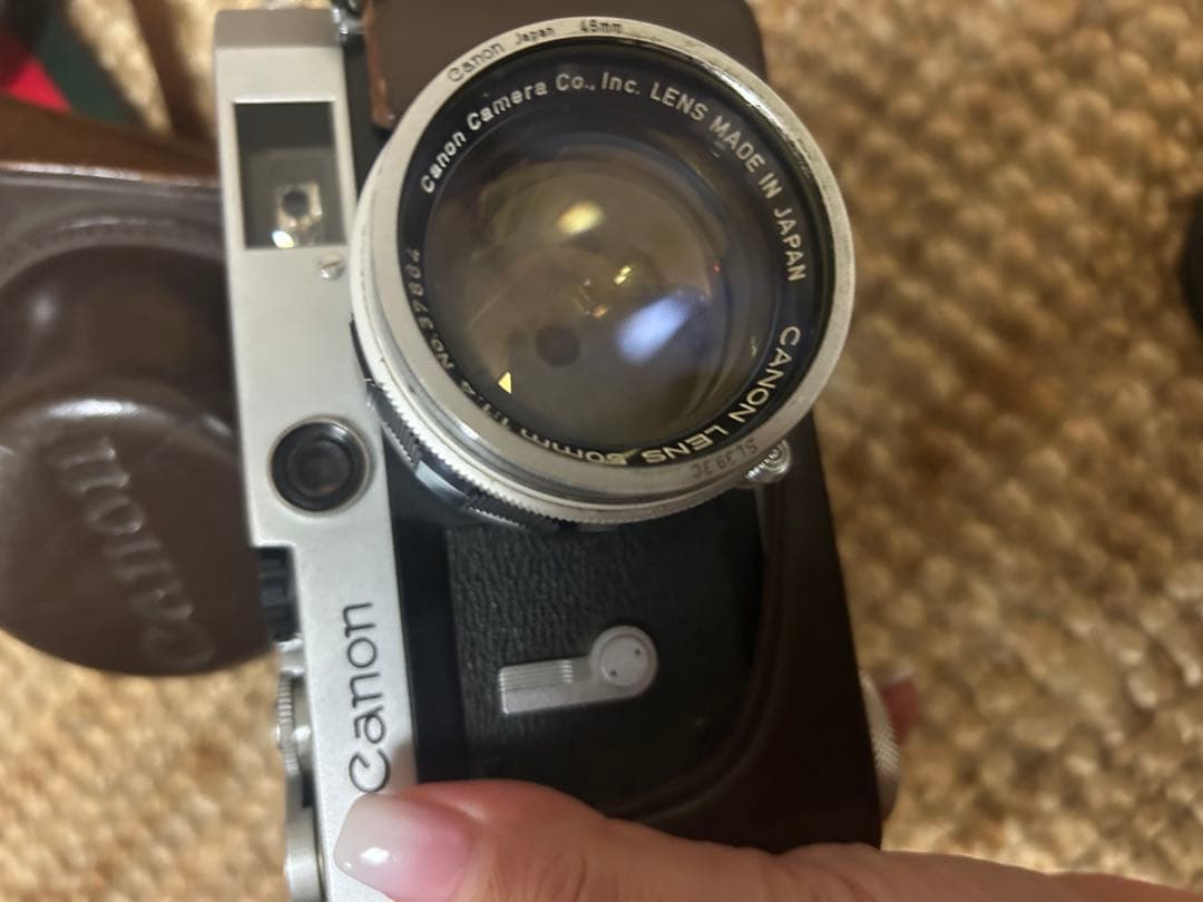 Canon P レンジファインダーカメラ 50mmレンズ付き