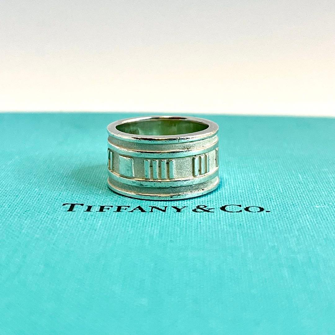 ティファニー アトラスリング ワイドリング ワイド リングシルバー925 14号