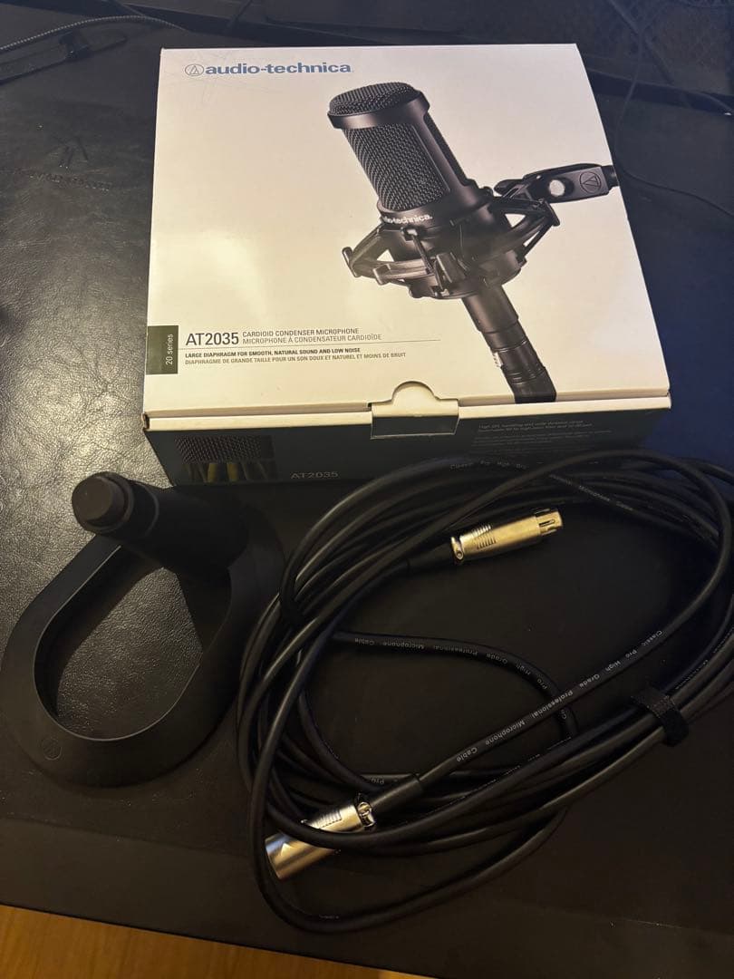AT2035 コンデンサーマイク スタンド&ケーブルセット
