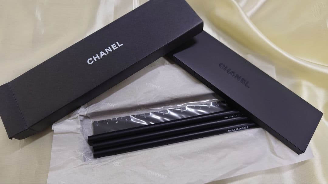 ★CHANEL シャネル　非売品　顧客限定　鉛筆　定規　ペンケース　セット