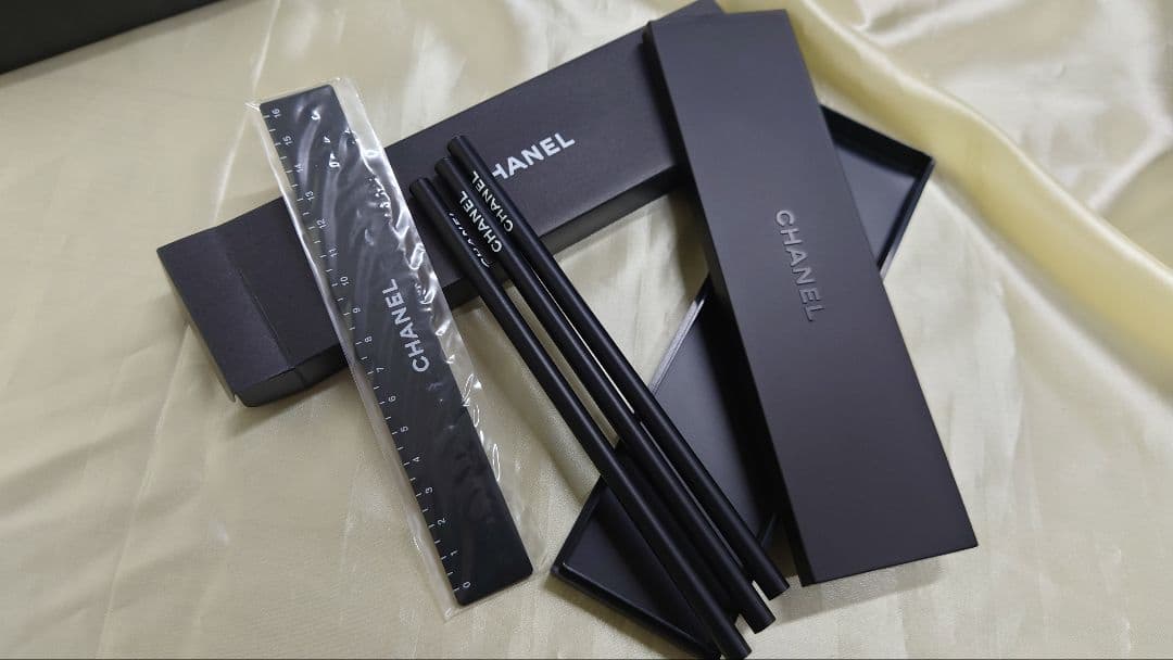 ★CHANEL シャネル　非売品　顧客限定　鉛筆　定規　ペンケース　セット