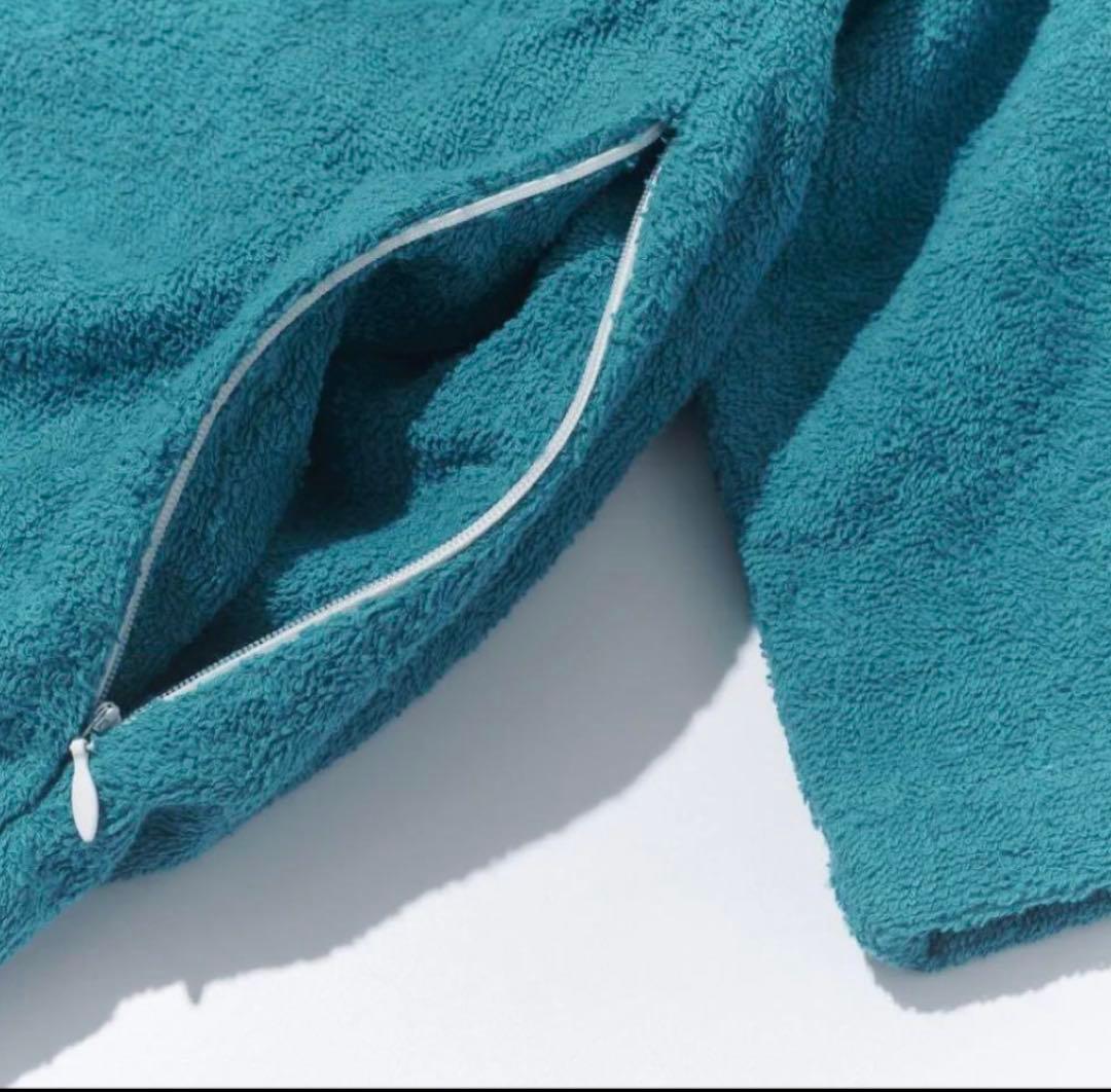 新品未開封　&サウナ フード付きサウナポンチョ ターコイズ