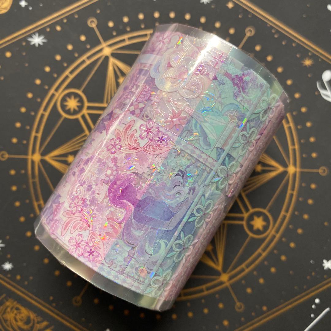 【8890】海外　マステ　3/5/巻　貝殻光マスキングテープ　舞踏会　装飾系