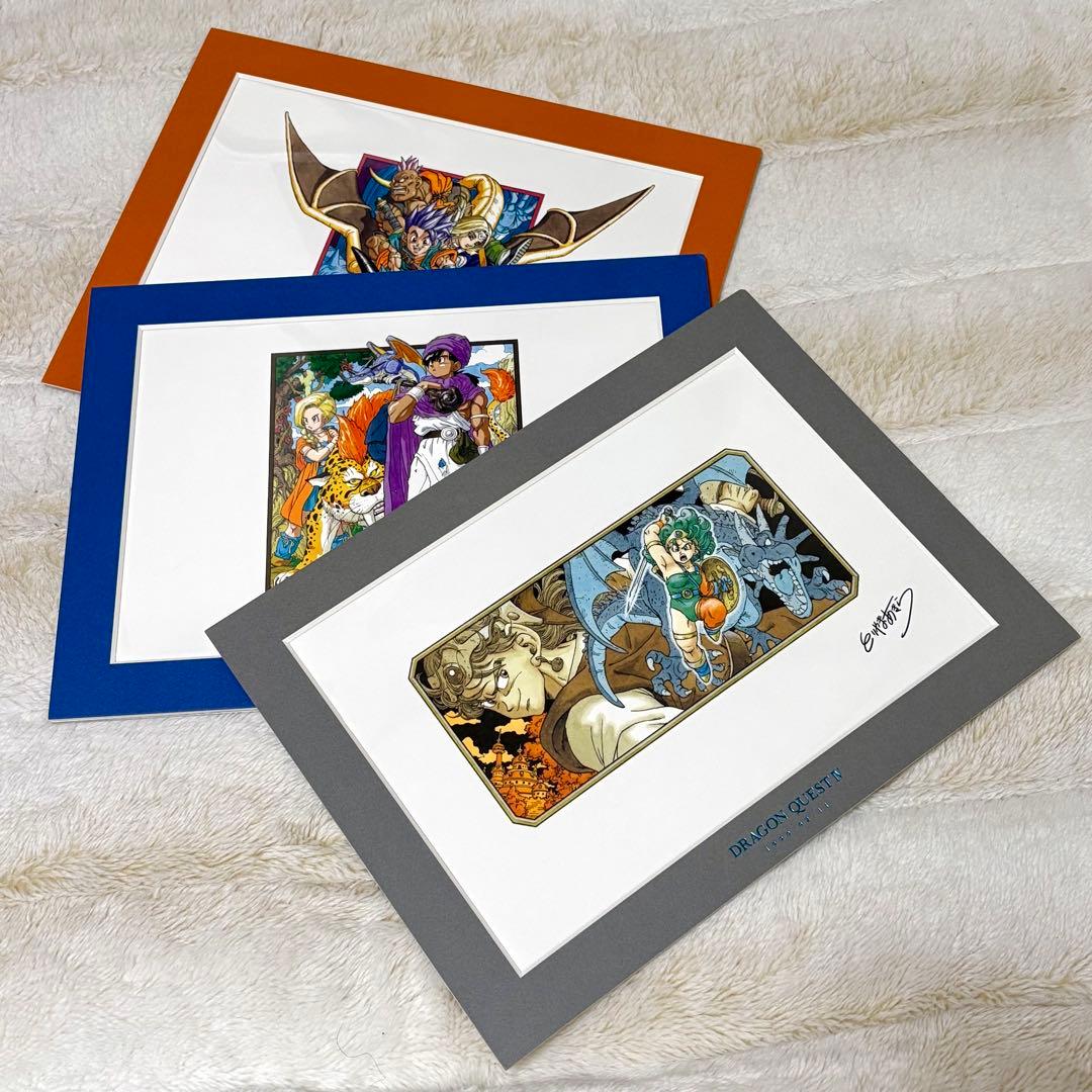 ドラゴンクエスト 複製原画 ドラクエⅣ Ⅴ Ⅵ 3枚セット