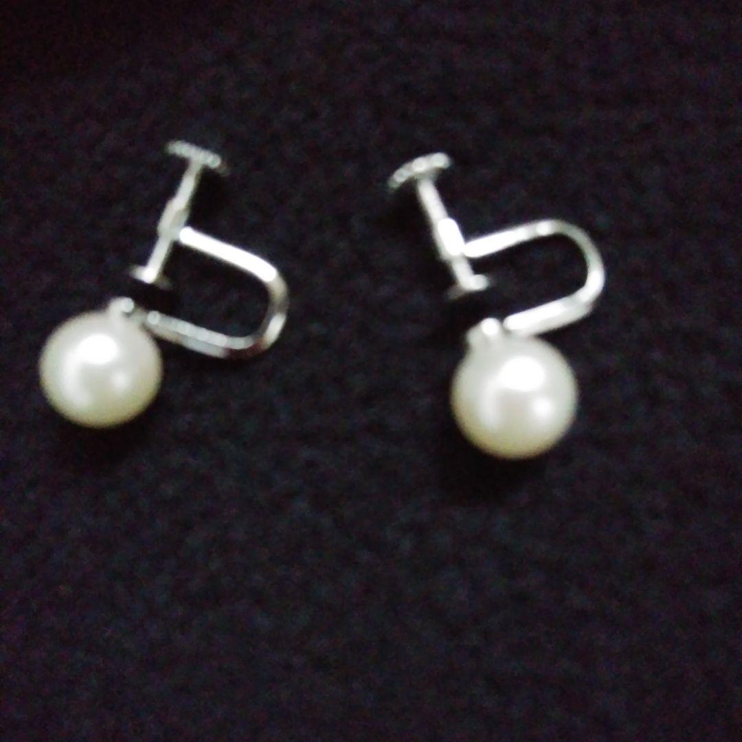 らら 伊勢志摩産7.5ー8mm高品質の本真珠ネックレスとイヤリングセッ