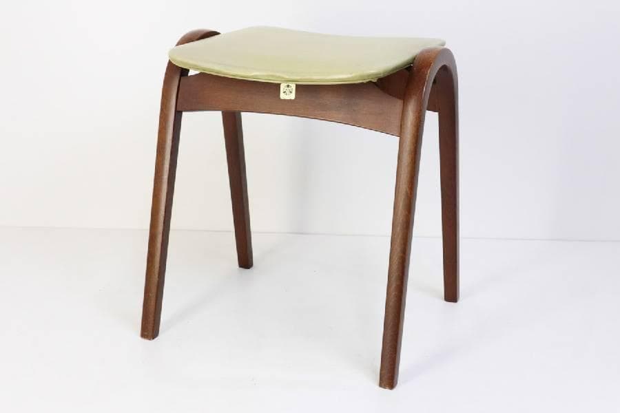 値下げ中 秋田木工 剣持勇 No.202 スタッキングスツール ベージュ