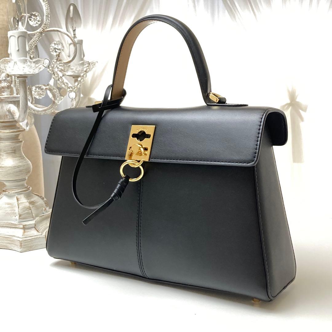 と*る様 ❤️良品❤️CAFUNE STANCE BAG ブラック 2way シ