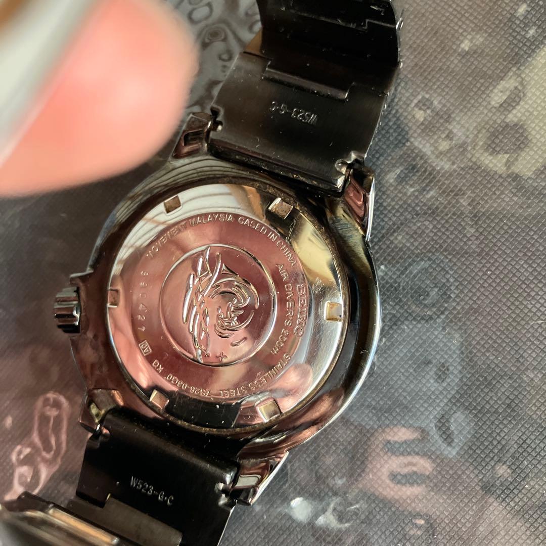 SEIKO ナイトモンスター 7S26-03G0ブラウンレッド