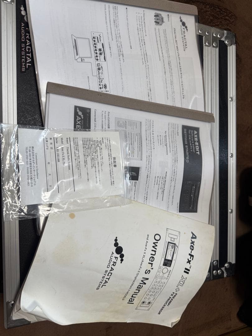 【ケース付】Fractal Audio Axe-Fx II XL+【説明書有】