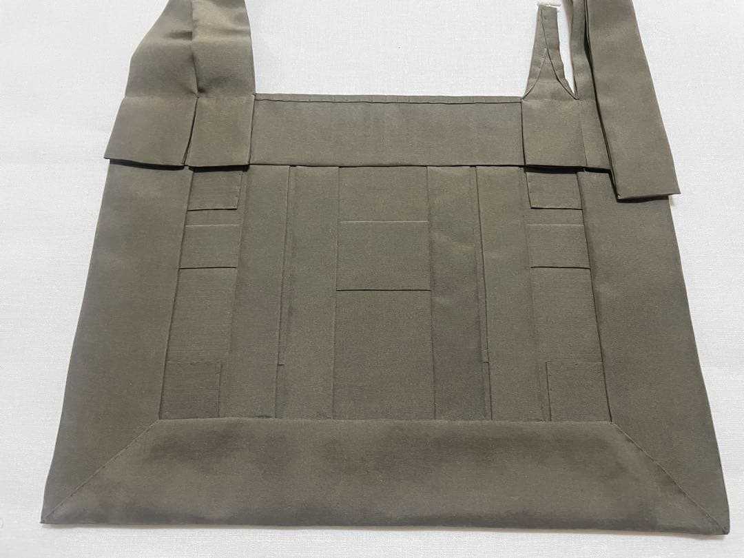 【tucci】正絹　臨済宗　1尺絡子（苔色・チャコールグレー）