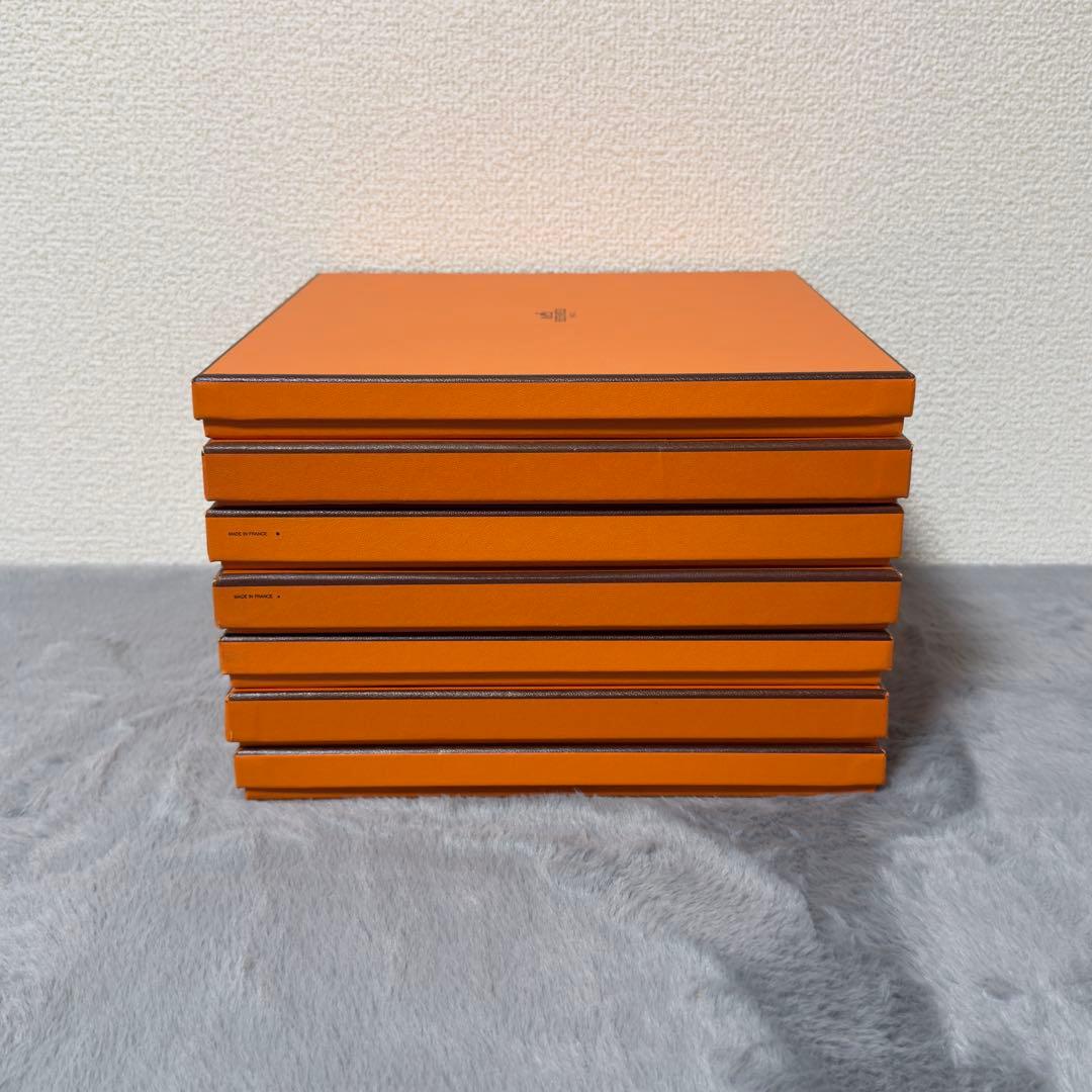 【美品】エルメス 空箱 7個　カレ90 スカーフ　まとめ