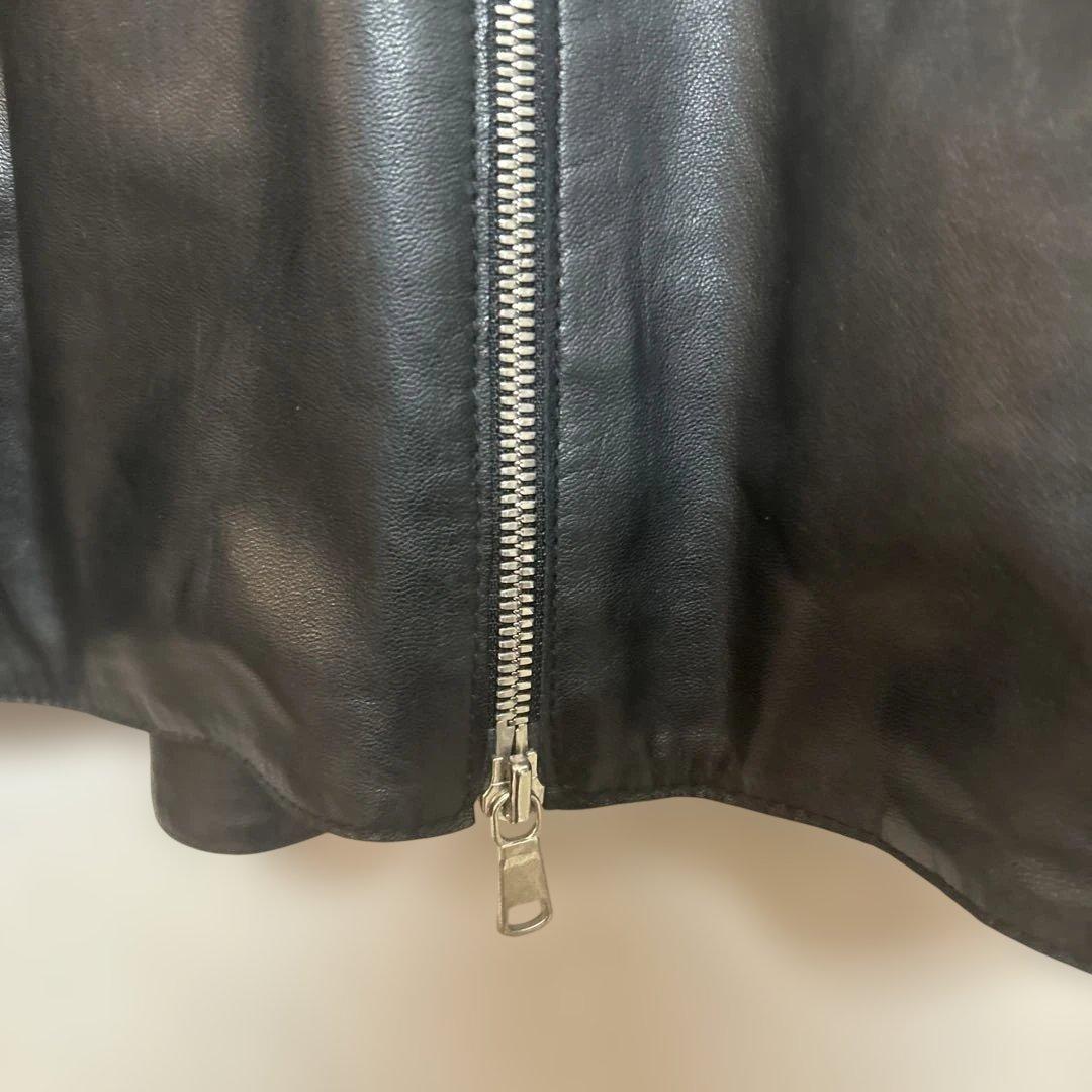 エディフィス　レザージャケット　革ジャン　ラムレザー