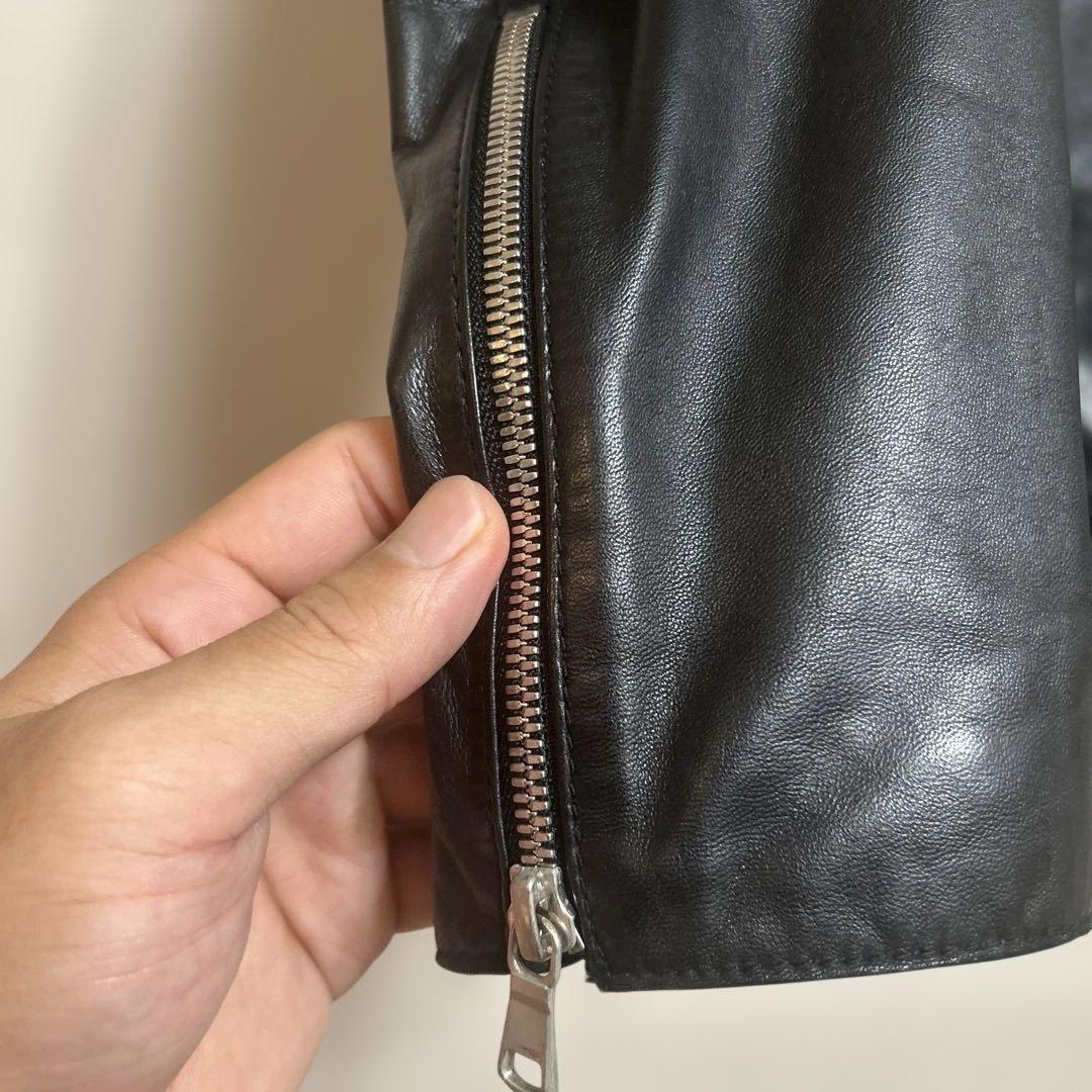 エディフィス　レザージャケット　革ジャン　ラムレザー